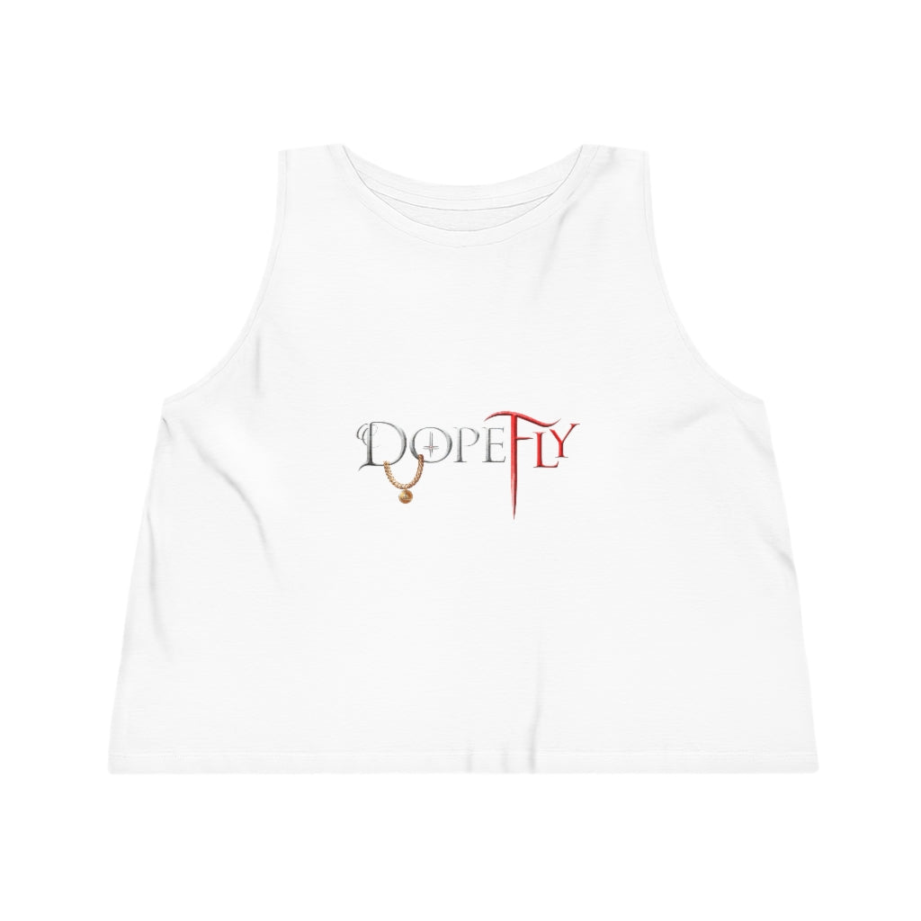 Dopefly World Women's Dancer Cropped Tank Top