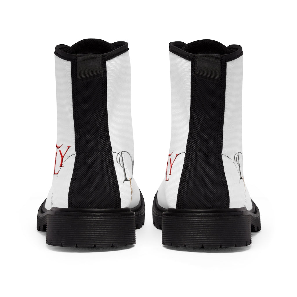 Dopefly World Men&#39;s Canvas Boots