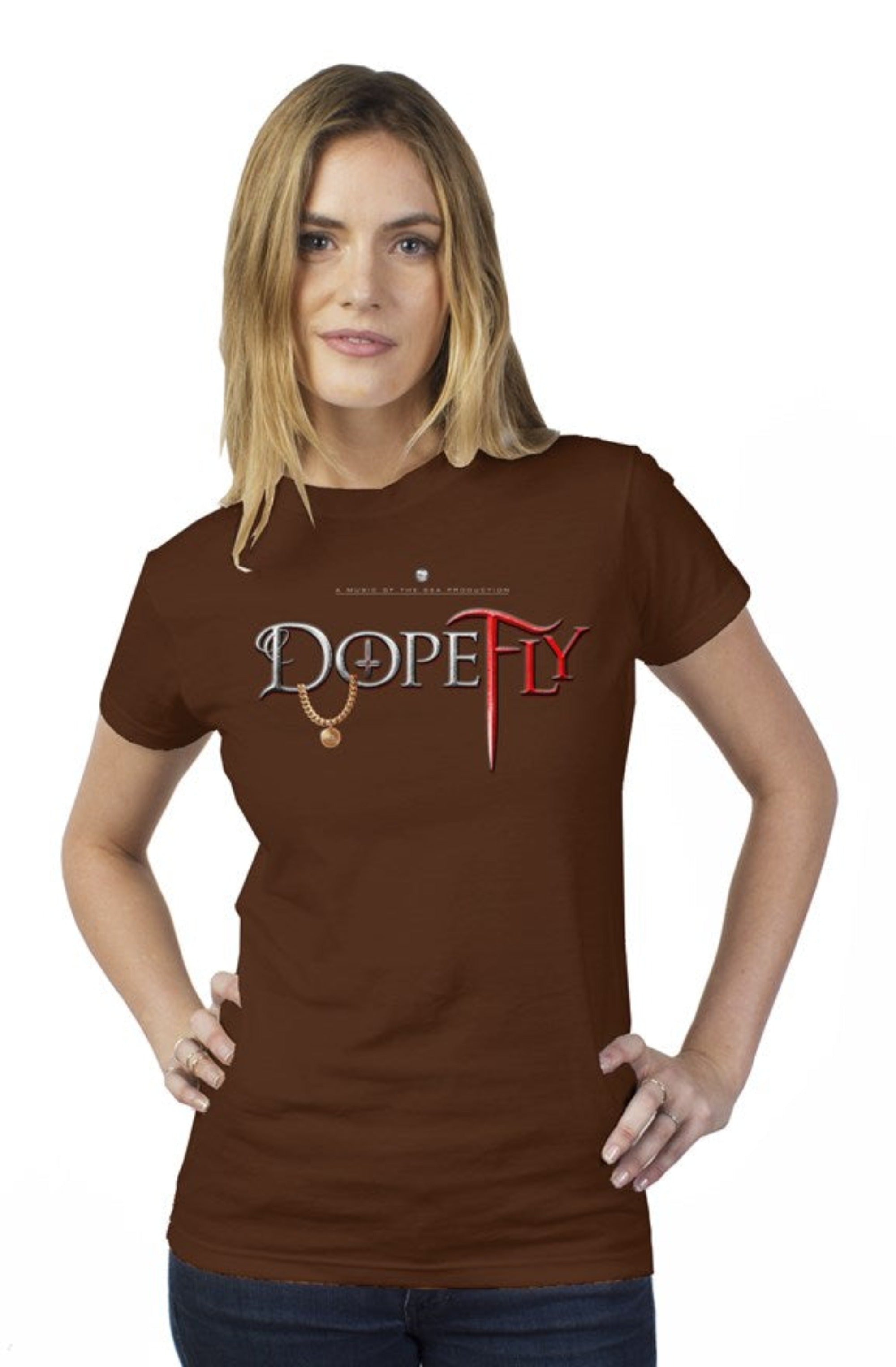 Tシャツ・カットソー DONDUP Woman T-Shirt Camel US198JF0309UFS6 397 Wrangler® Western Denim Cactus Oversized T-Shirt - Women's T
