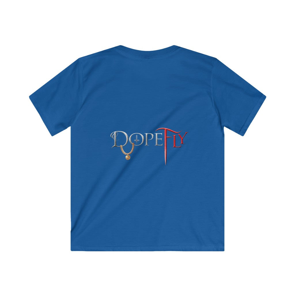 Dopefly World Kids Softstyle Tee