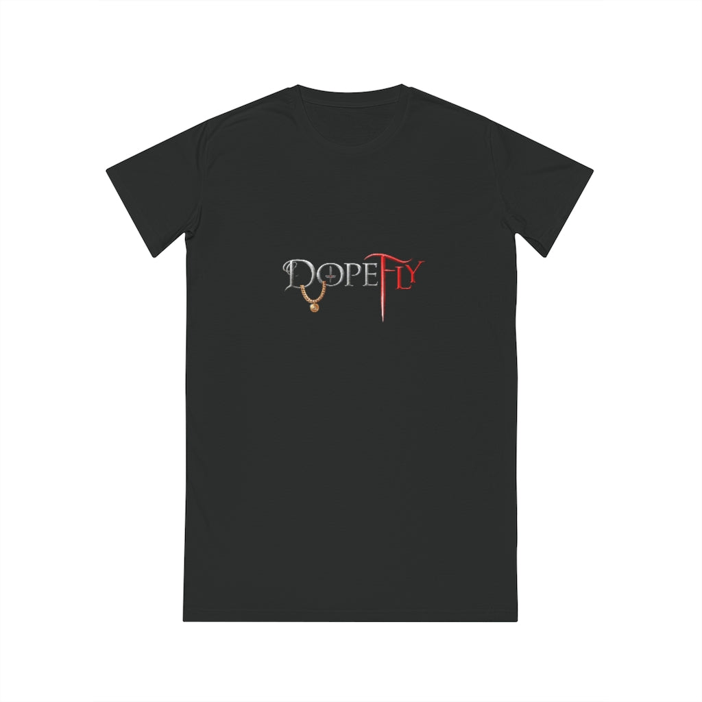 Dopefly World Spinner T-Shirt Dress