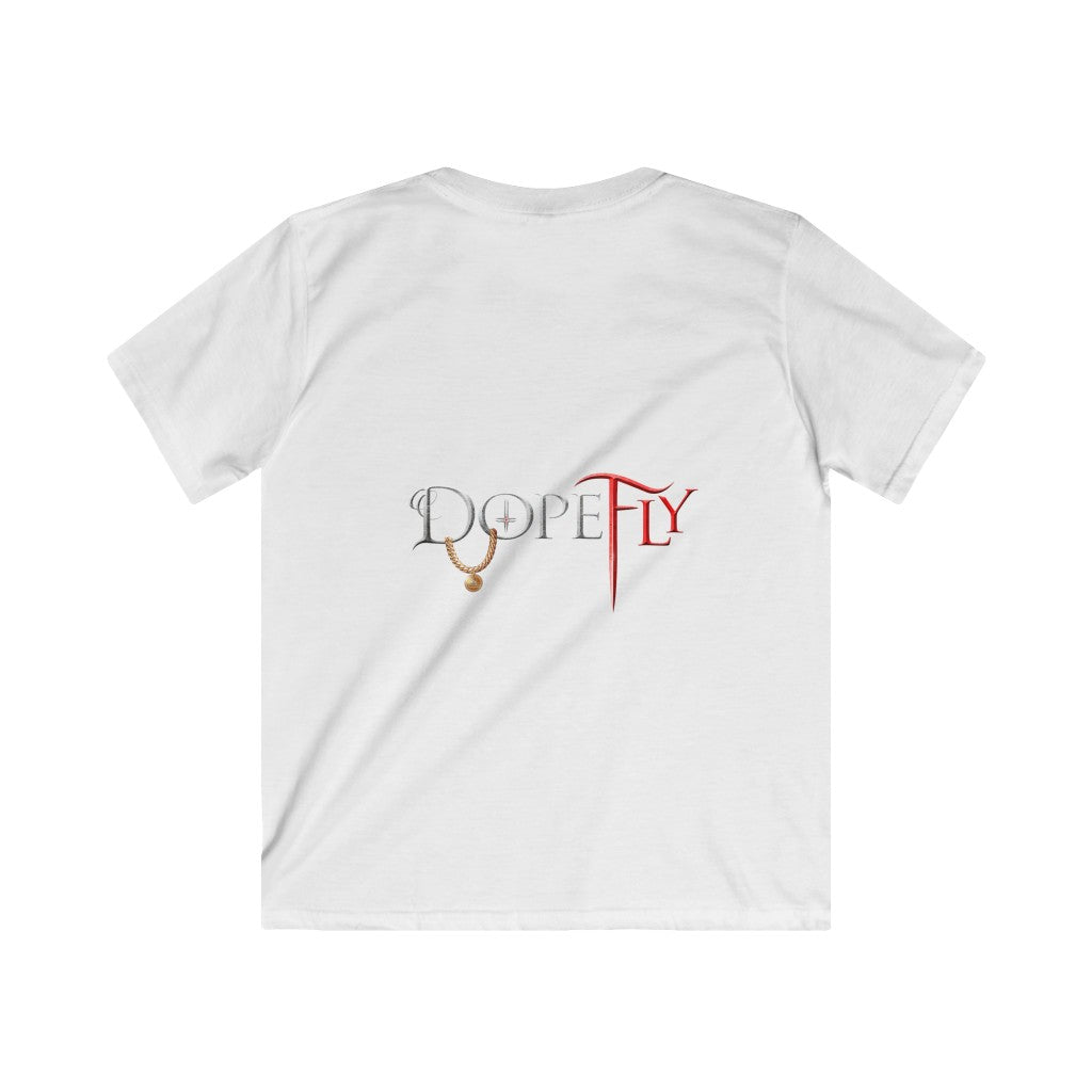 Dopefly World Kids Softstyle Tee
