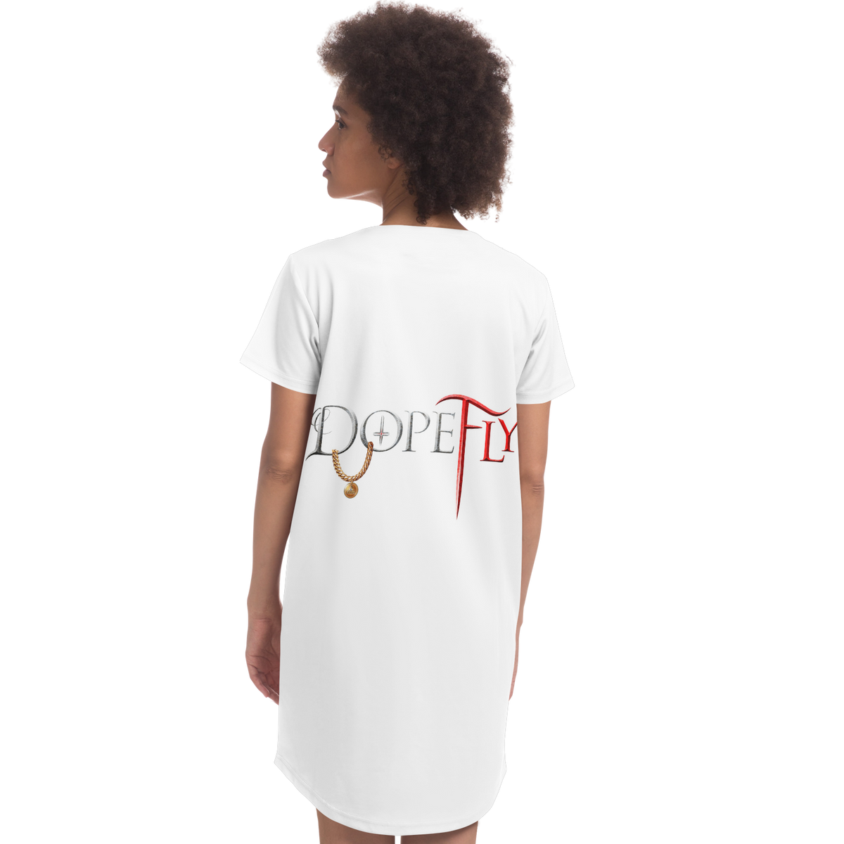 Dopefly World Baseball Jersey Dress - AOP
