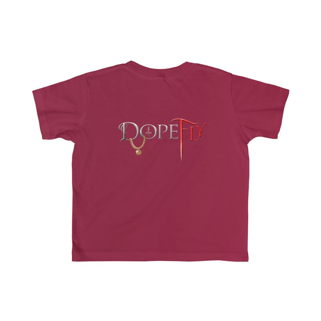 Dopefly World Kid&#39;s Fine Jersey Tee