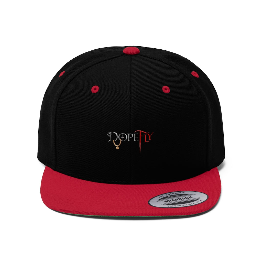 Dopefly World Unisex Flat Bill Hat