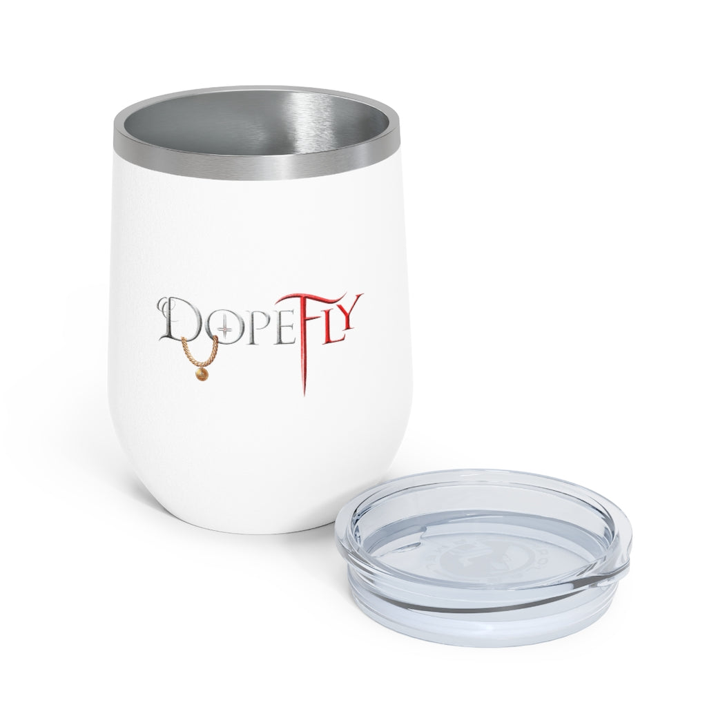 Dopefly World 12oz Insulated Wine Tumbler