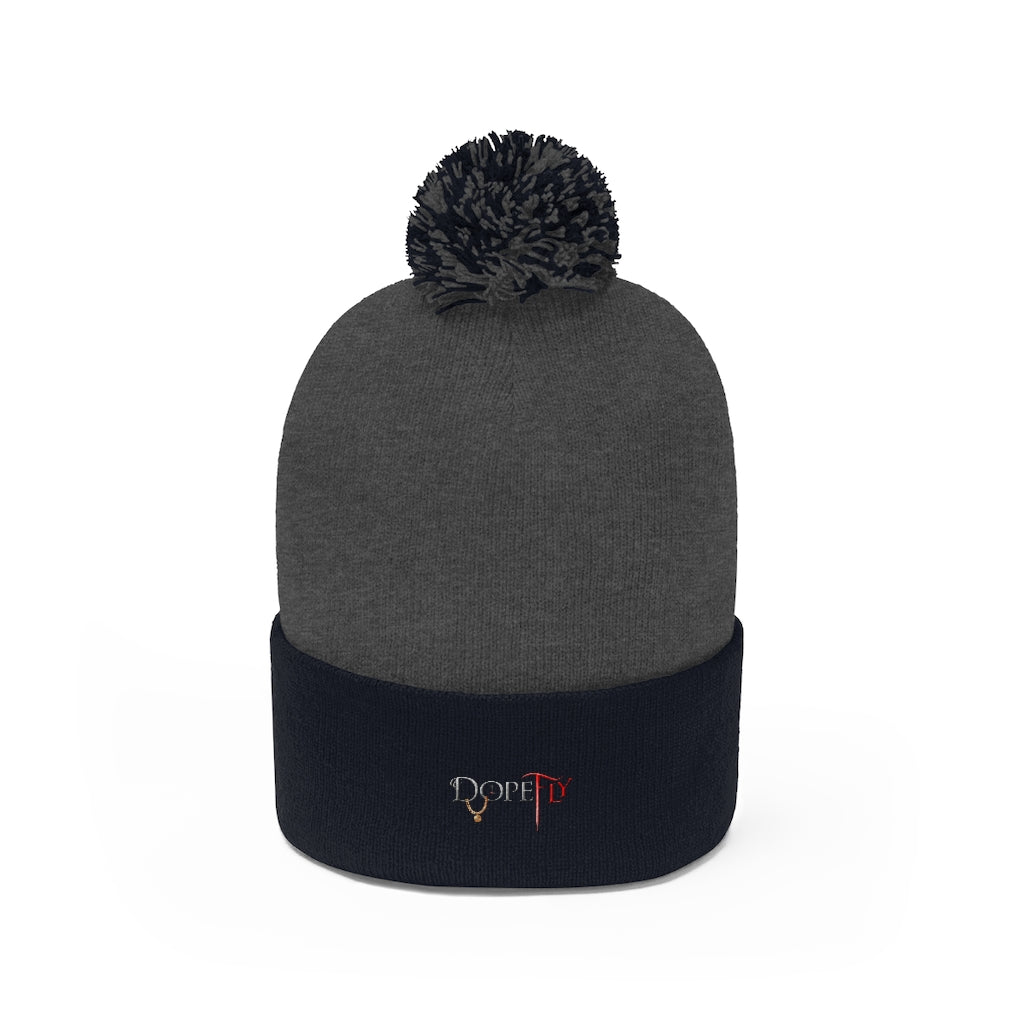 Dopefly World Pom Pom Beanie