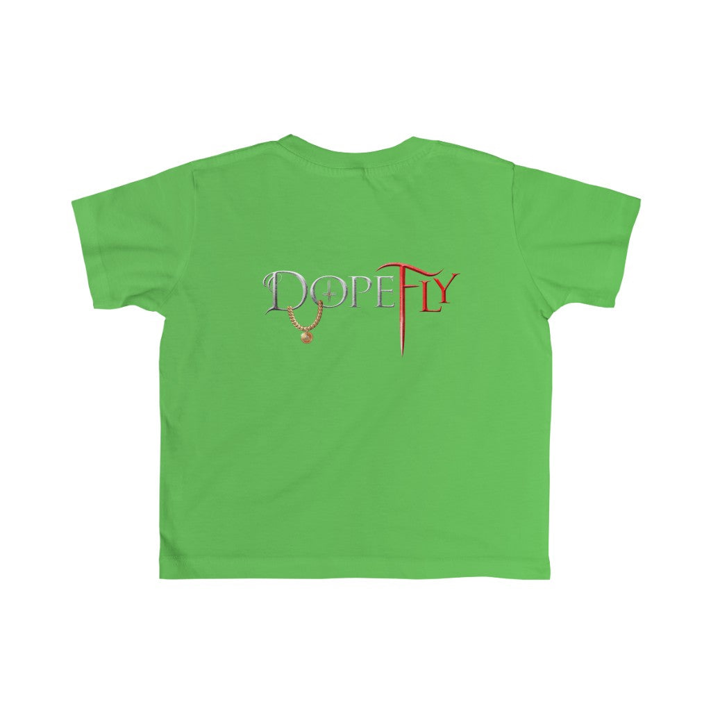 Dopefly World Kid&#39;s Fine Jersey Tee