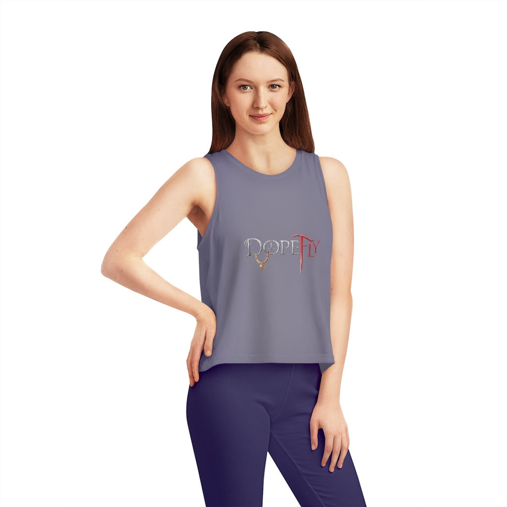 Dopefly World Women&#39;s Dancer Cropped Tank Top