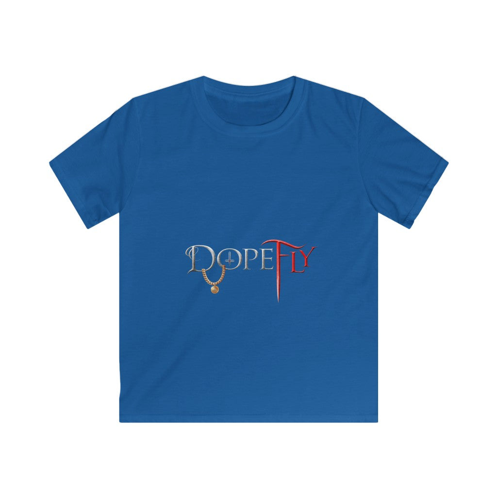 Dopefly World Kids Softstyle Tee