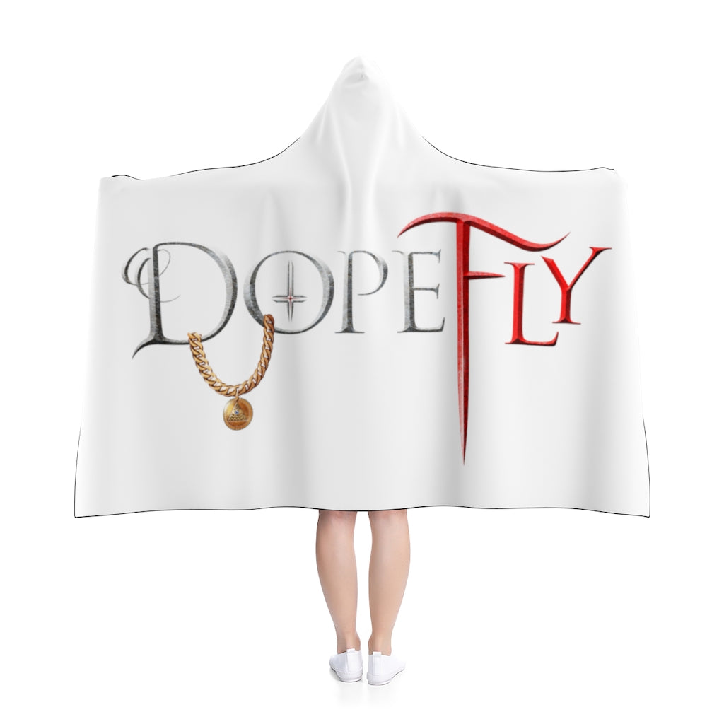 Dopefly World Hooded Blanket