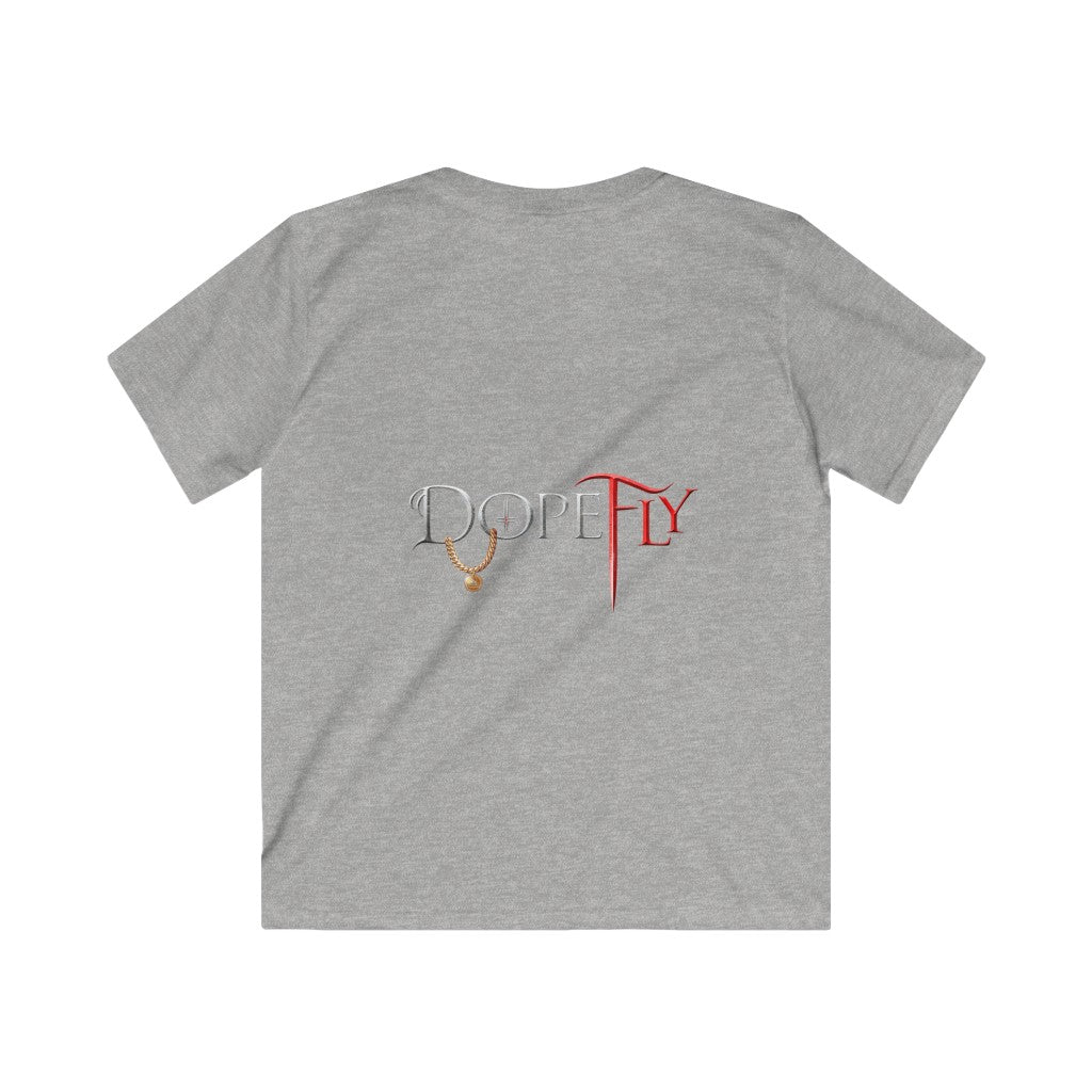 Dopefly World Kids Softstyle Tee