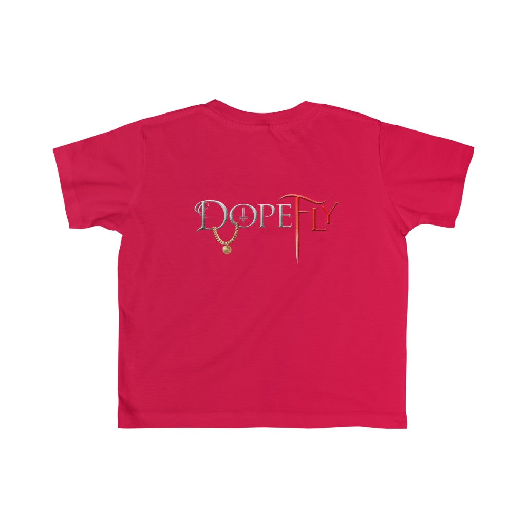 Dopefly World Kid&#39;s Fine Jersey Tee