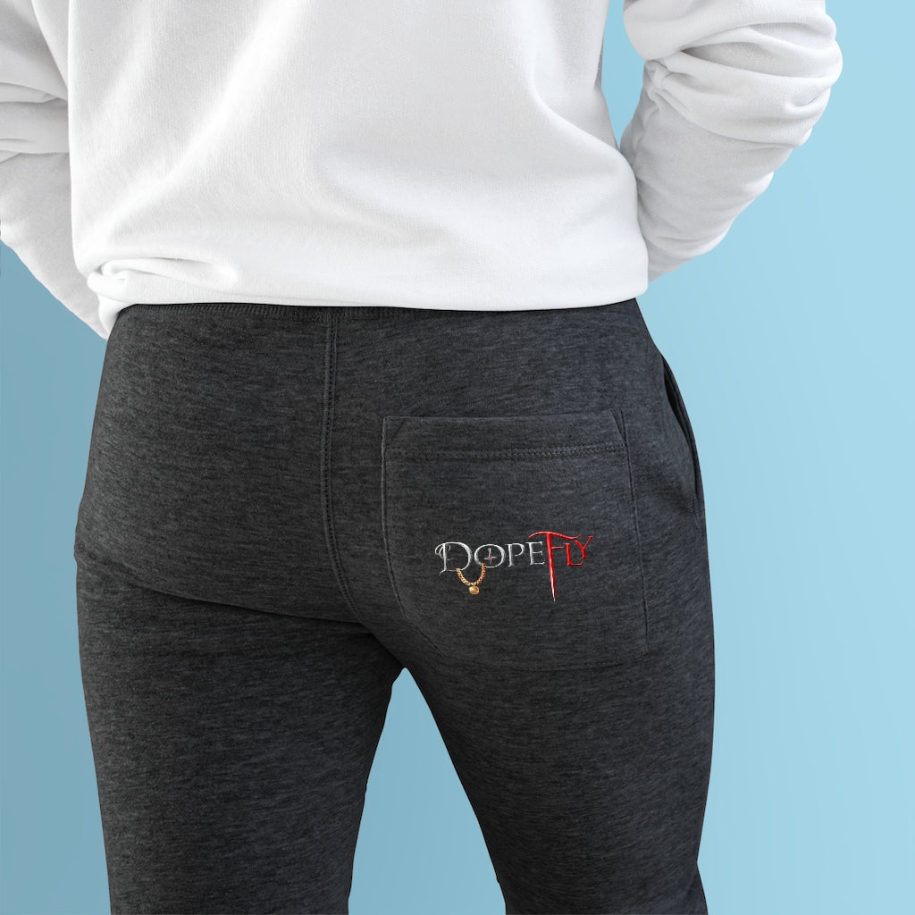 Dopefly World Premium Fleece Joggers