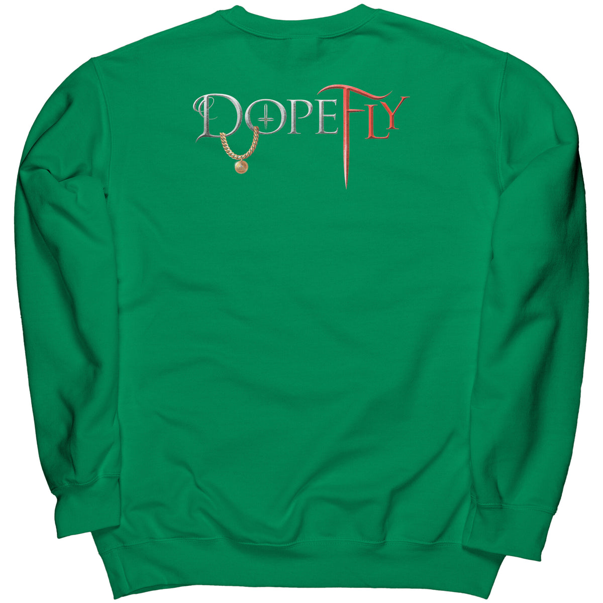 Dopefly World Port &amp; Co Crewneck Sweatshirt Red