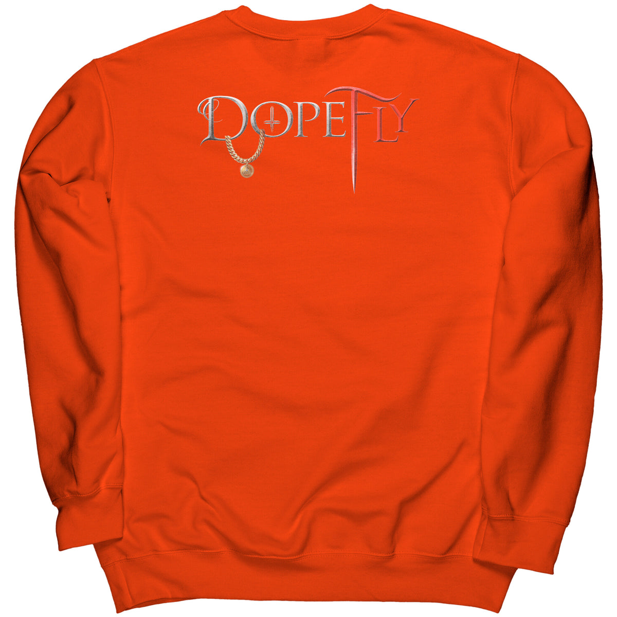 Dopefly World Port &amp; Co Crewneck Sweatshirt Red