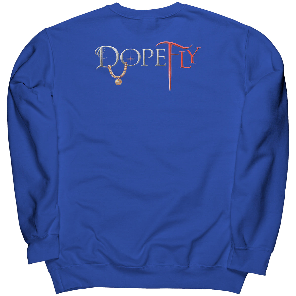Dopefly World Port &amp; Co Crewneck Sweatshirt Red