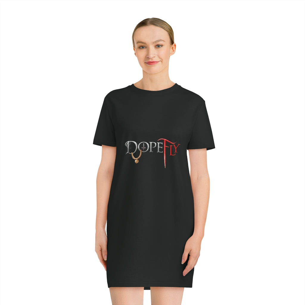 Dopefly World Spinner T-Shirt Dress