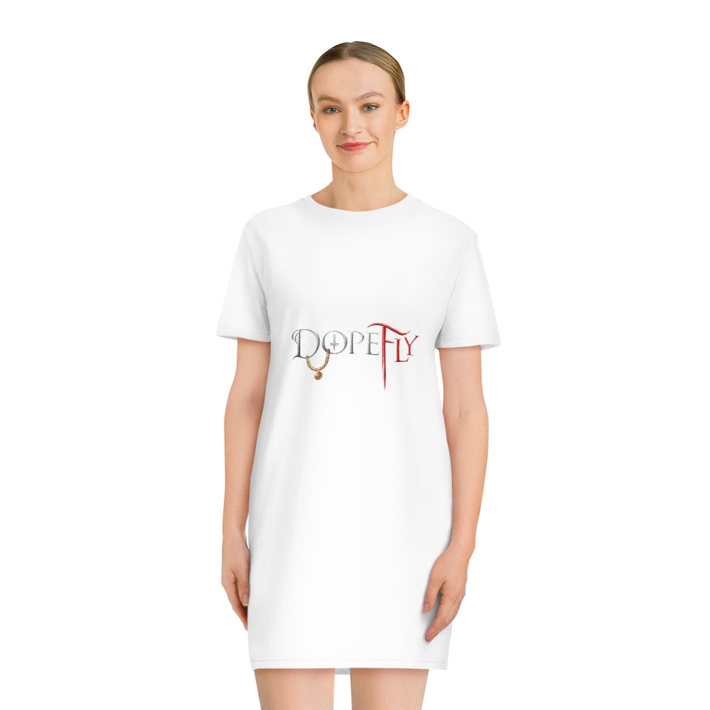 Dopefly World Spinner T-Shirt Dress