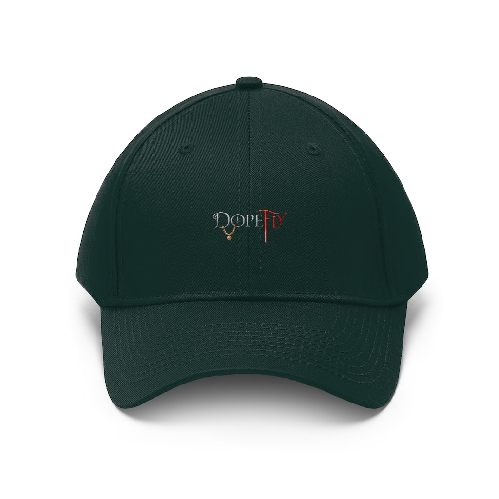 Dopefly World Unisex Twill Hat