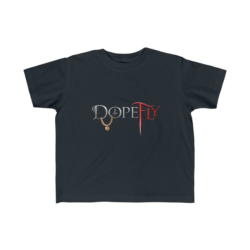 Dopefly World Kid&#39;s Fine Jersey Tee