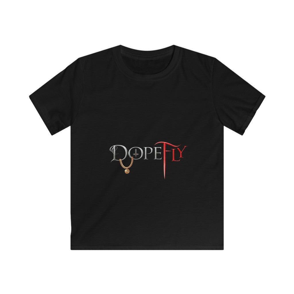 Dopefly World Kids Softstyle Tee