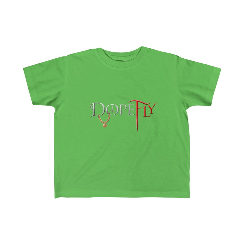 Dopefly World Kid&#39;s Fine Jersey Tee