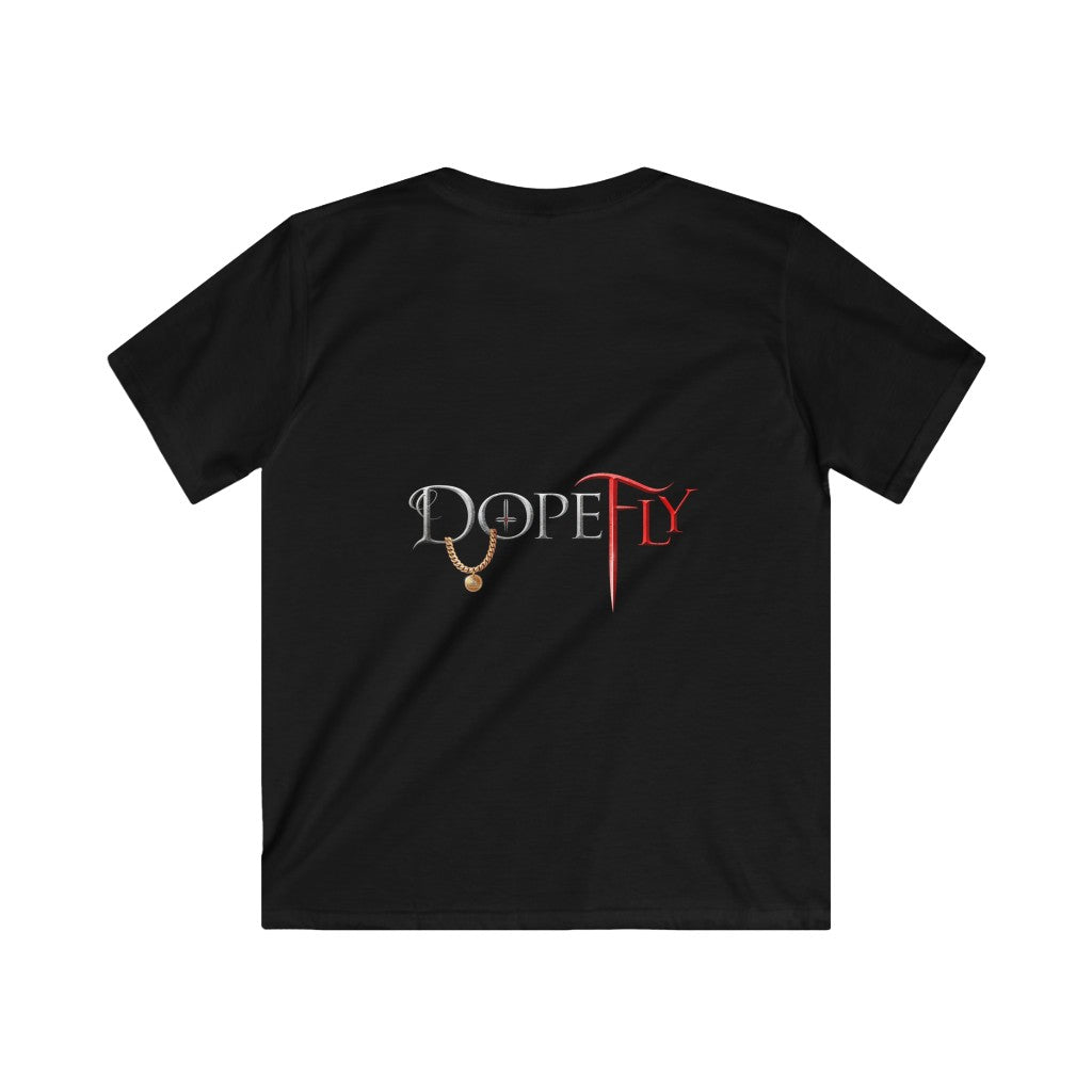 Dopefly World Kids Softstyle Tee