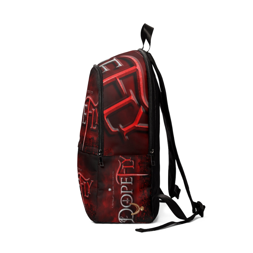 Dopefly World Unisex Fabric Backpack