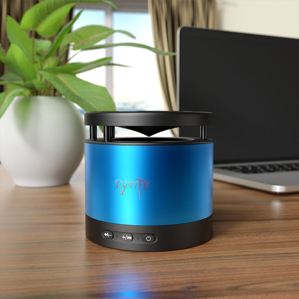 Dopefly World Metal Bluetooth Speaker and Wireless Charging Pad