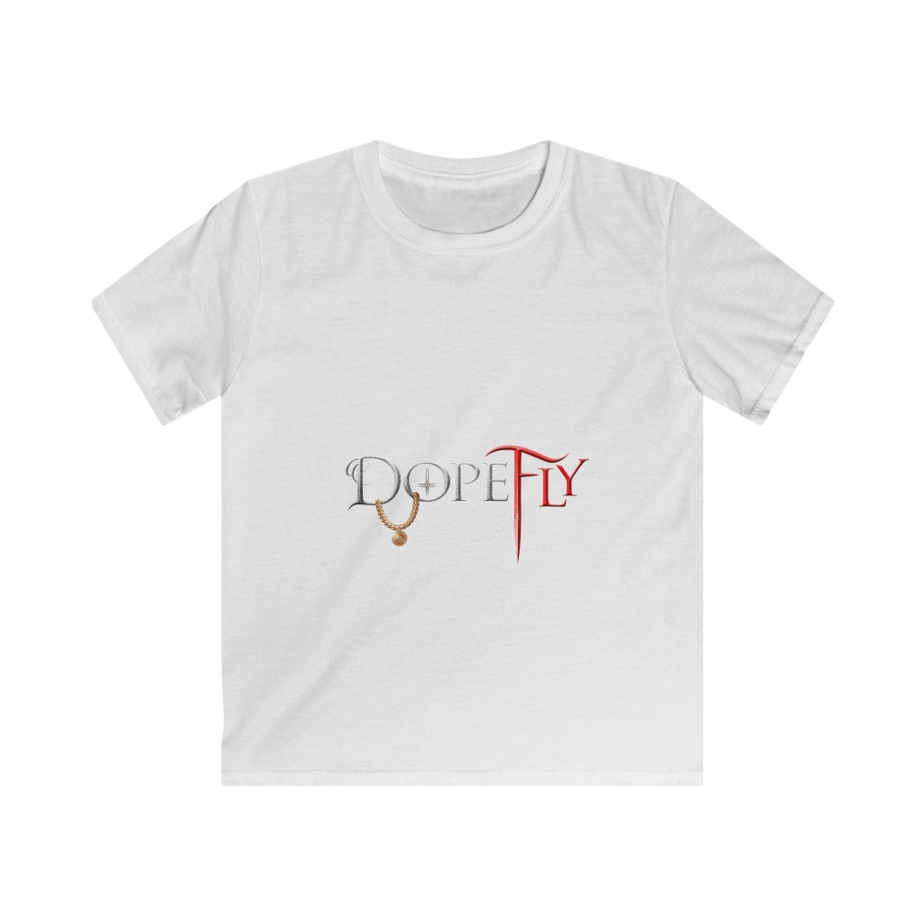 Dopefly World Kids Softstyle Tee