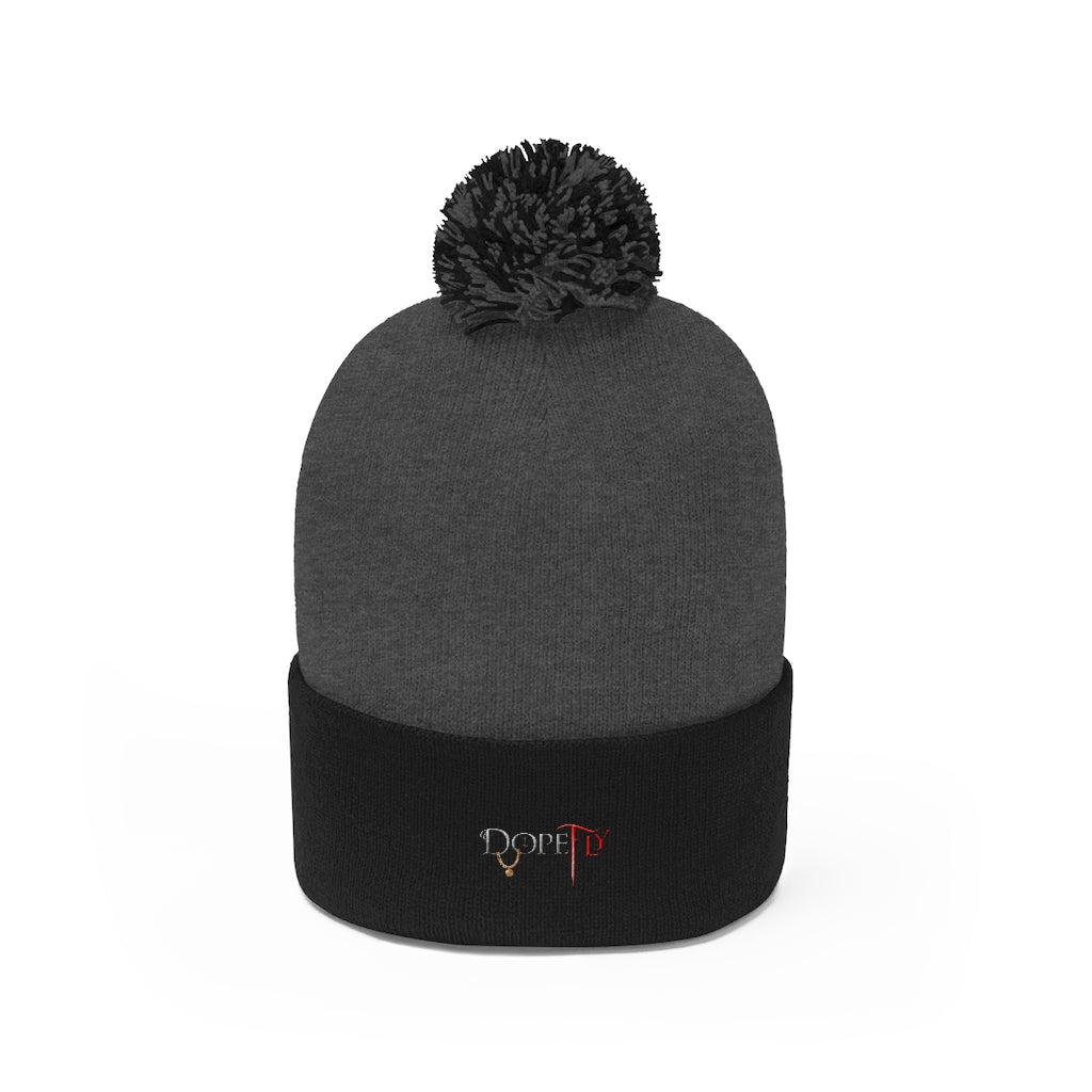 Dopefly World Pom Pom Beanie