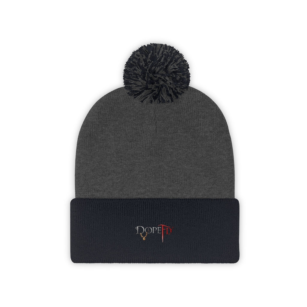 Dopefly World Pom Pom Beanie