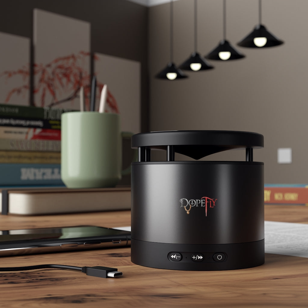 Dopefly World Metal Bluetooth Speaker and Wireless Charging Pad