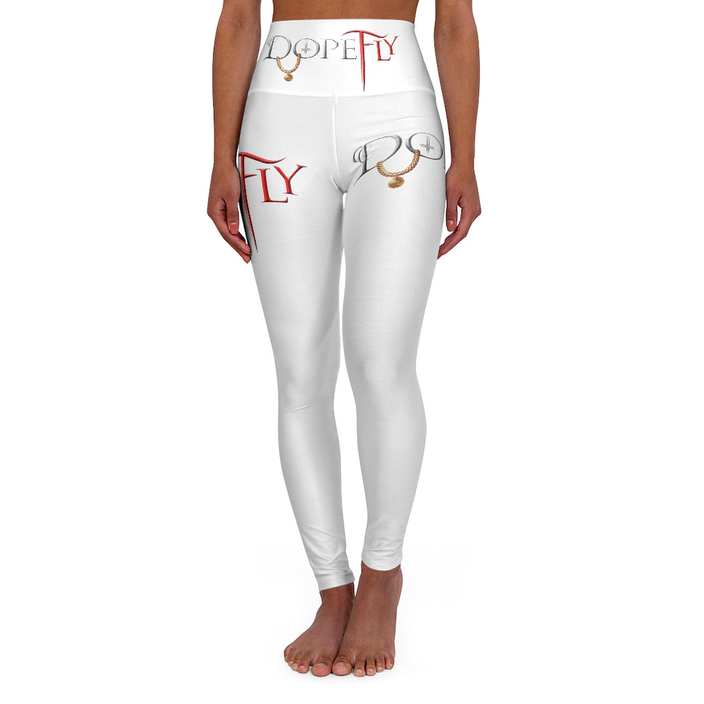 Dopefly World High Waisted Yoga Leggings