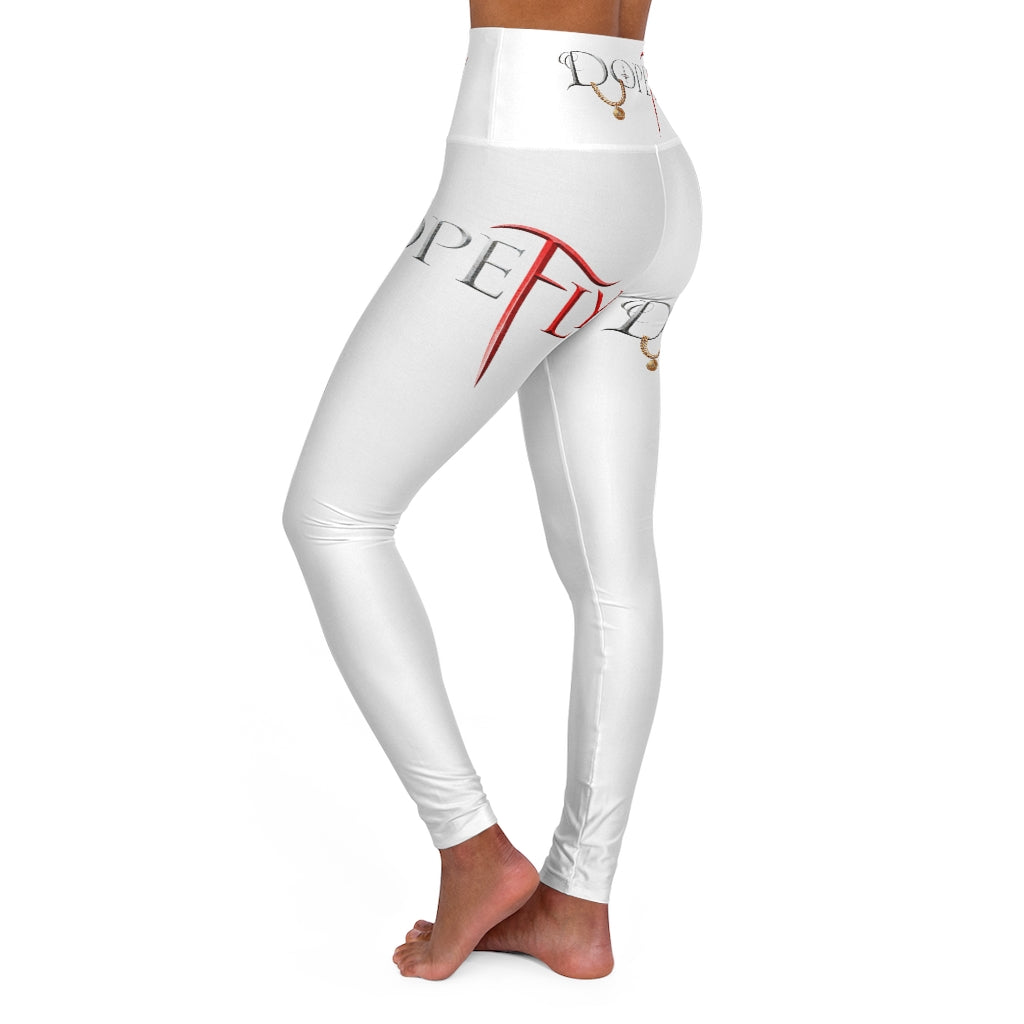 Dopefly World High Waisted Yoga Leggings